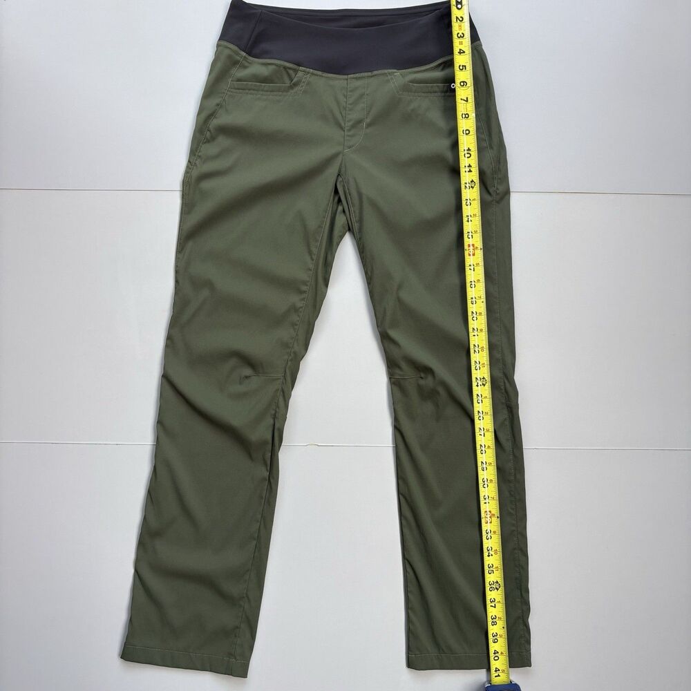 Outdoor Research Olive Green Straight-Leg Women's Pants with Black Waistband - Picture 4 of 12